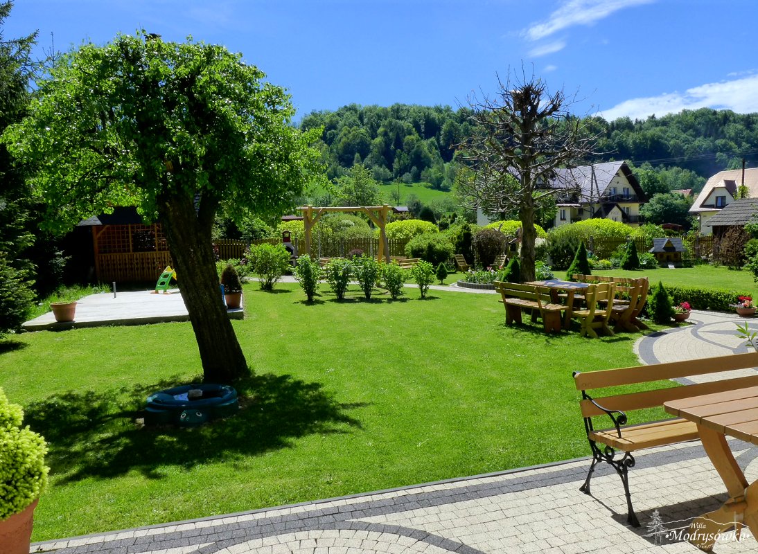 Widok z apartamentu w Zawoi